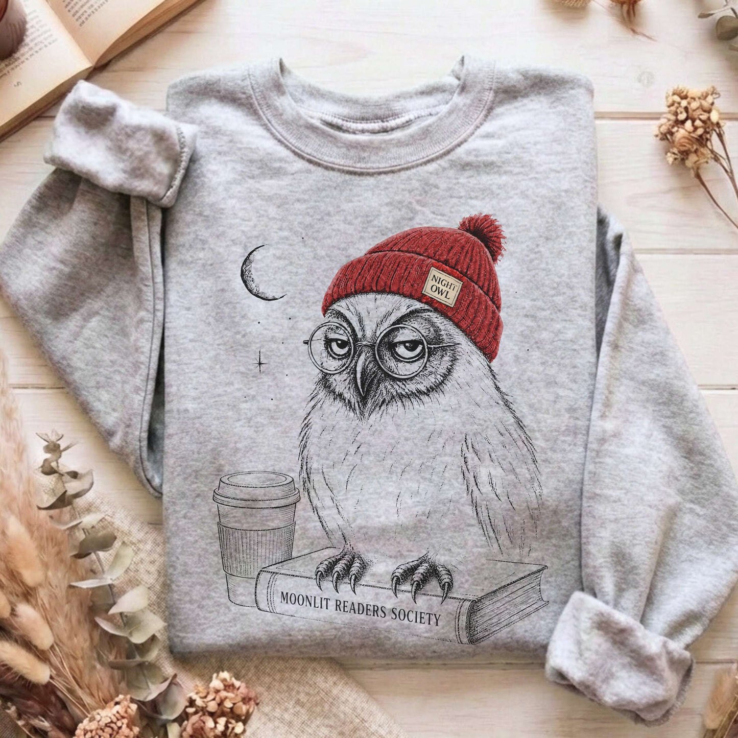 Moonlit Readers Society Night Owl Sweatshirt