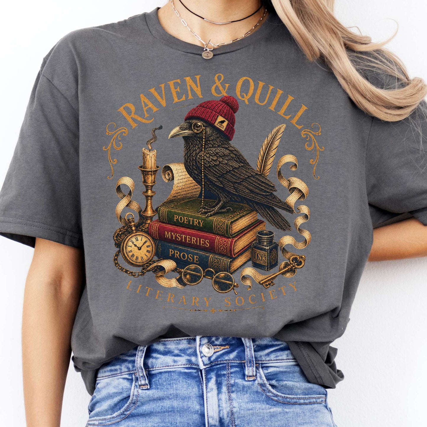 Raven & Quill Literary Society T-Shirt