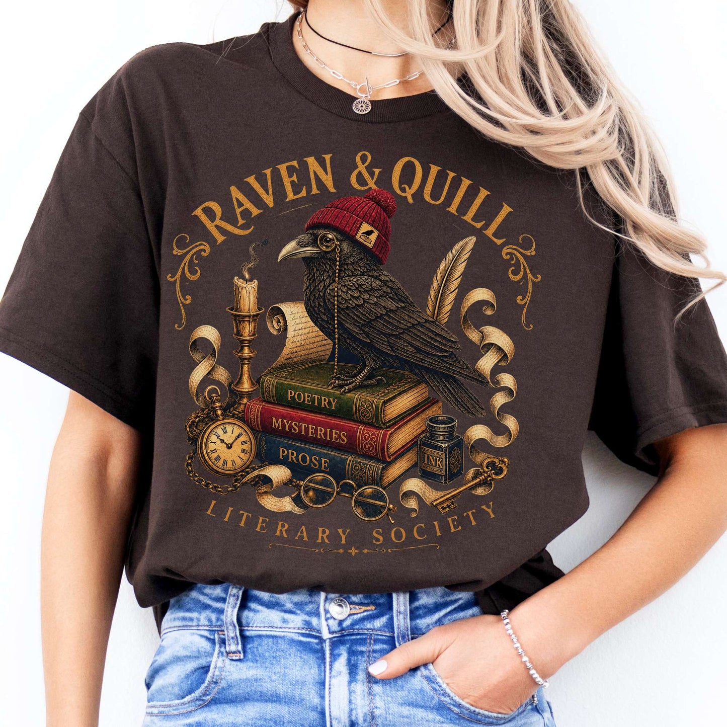 Raven & Quill Literary Society T-Shirt