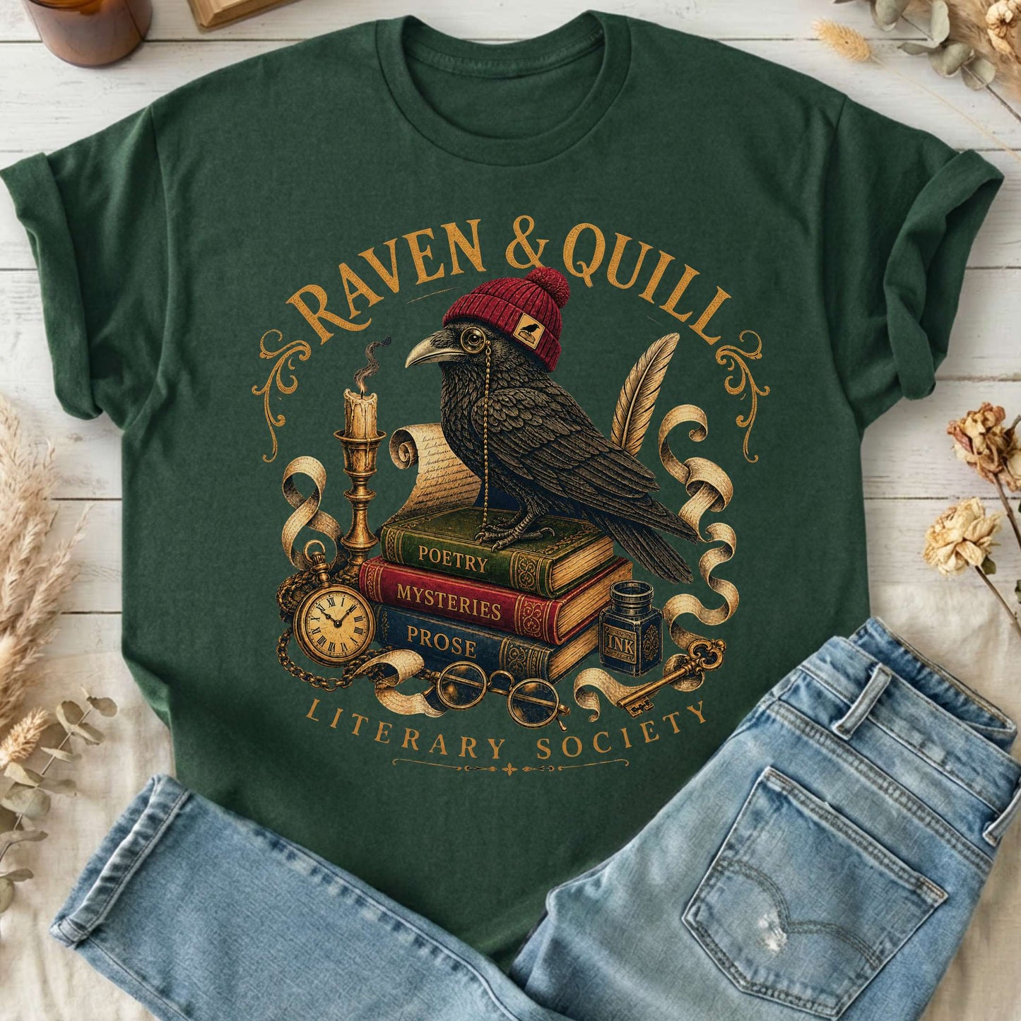 Raven & Quill Literary Society T-Shirt