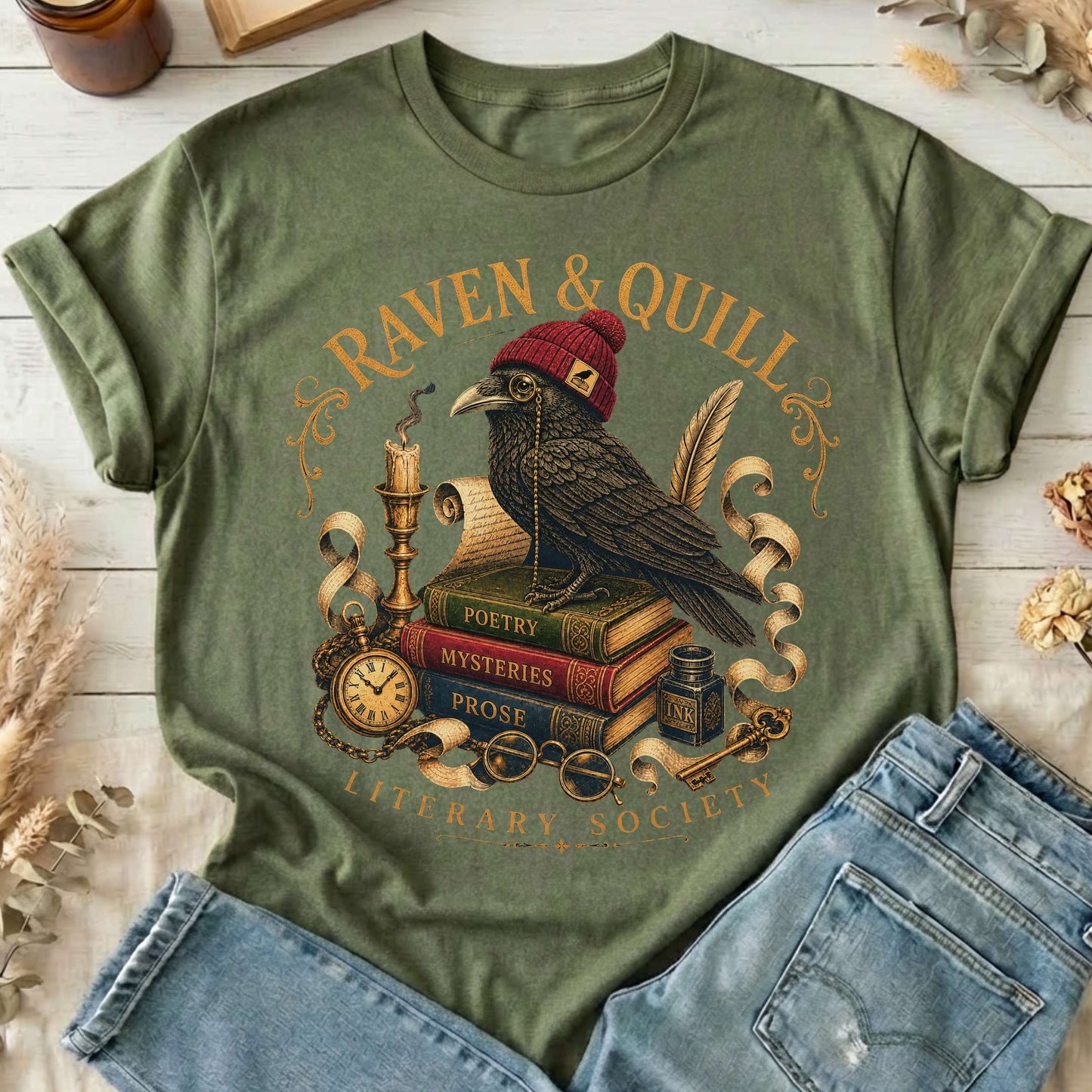 Raven & Quill Literary Society T-Shirt