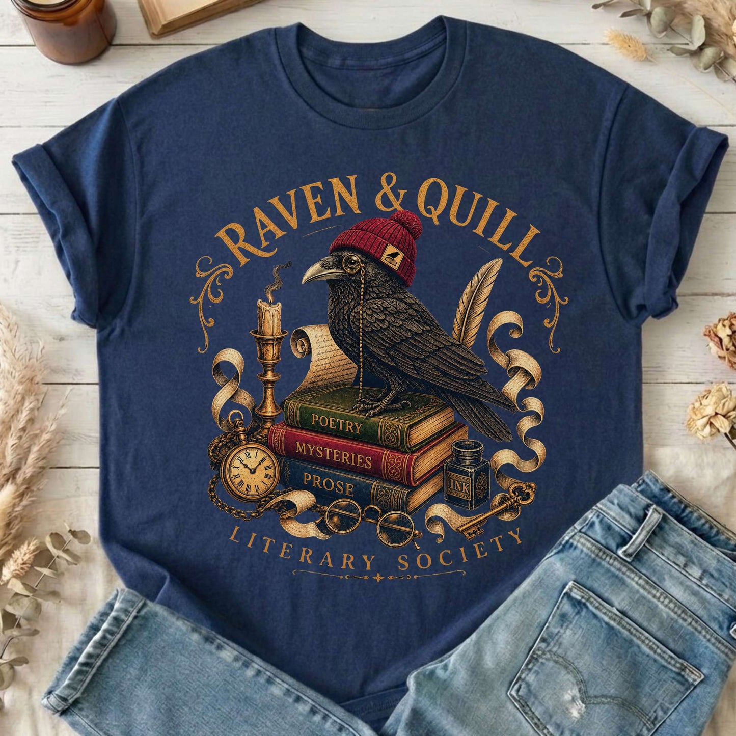 Raven & Quill Literary Society T-Shirt