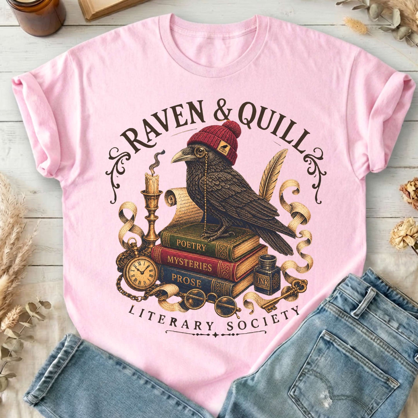 Raven & Quill Literary Society T-Shirt