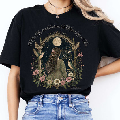 To See Her Is a Picture, To Hear Her a Tune Dickinson T-Shirt