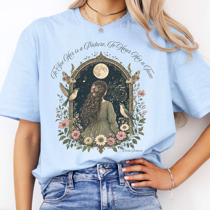 To See Her Is a Picture, To Hear Her a Tune Dickinson T-Shirt