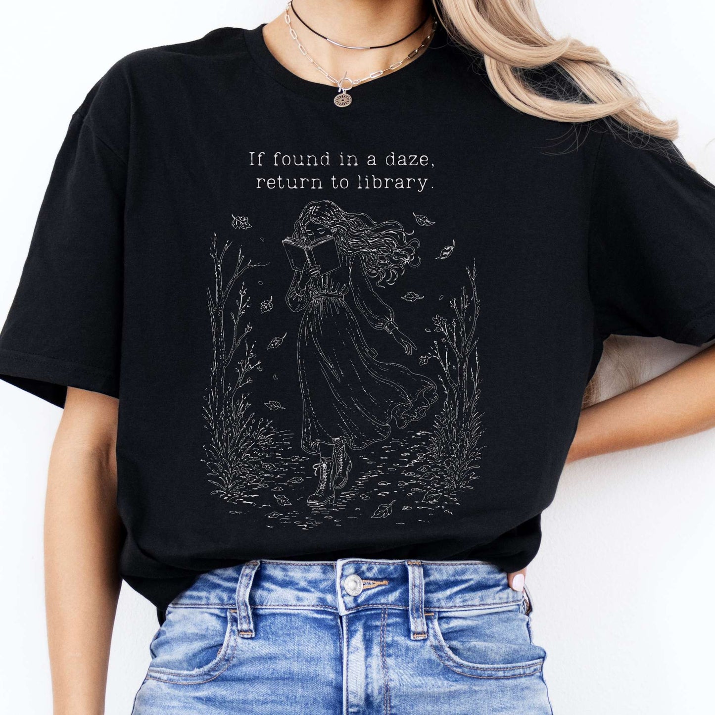 If Found in a Daze, Return to Library T-Shirt
