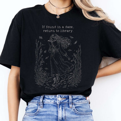 If Found in a Daze, Return to Library T-Shirt