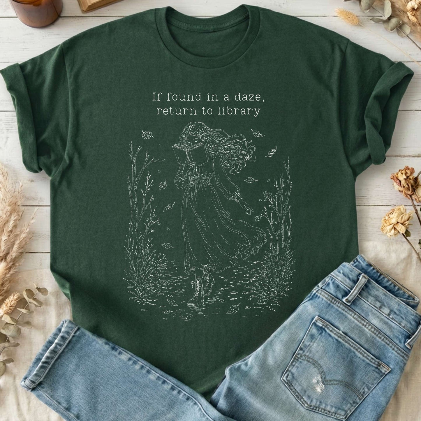 If Found in a Daze, Return to Library T-Shirt