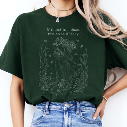 If Found in a Daze, Return to Library T-Shirt