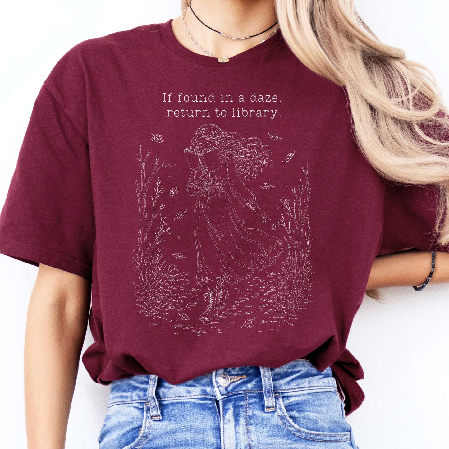 If Found in a Daze, Return to Library T-Shirt