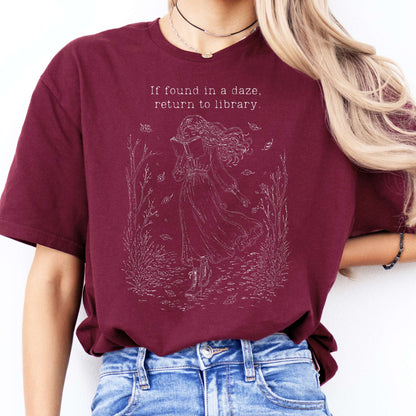 If Found in a Daze, Return to Library T-Shirt