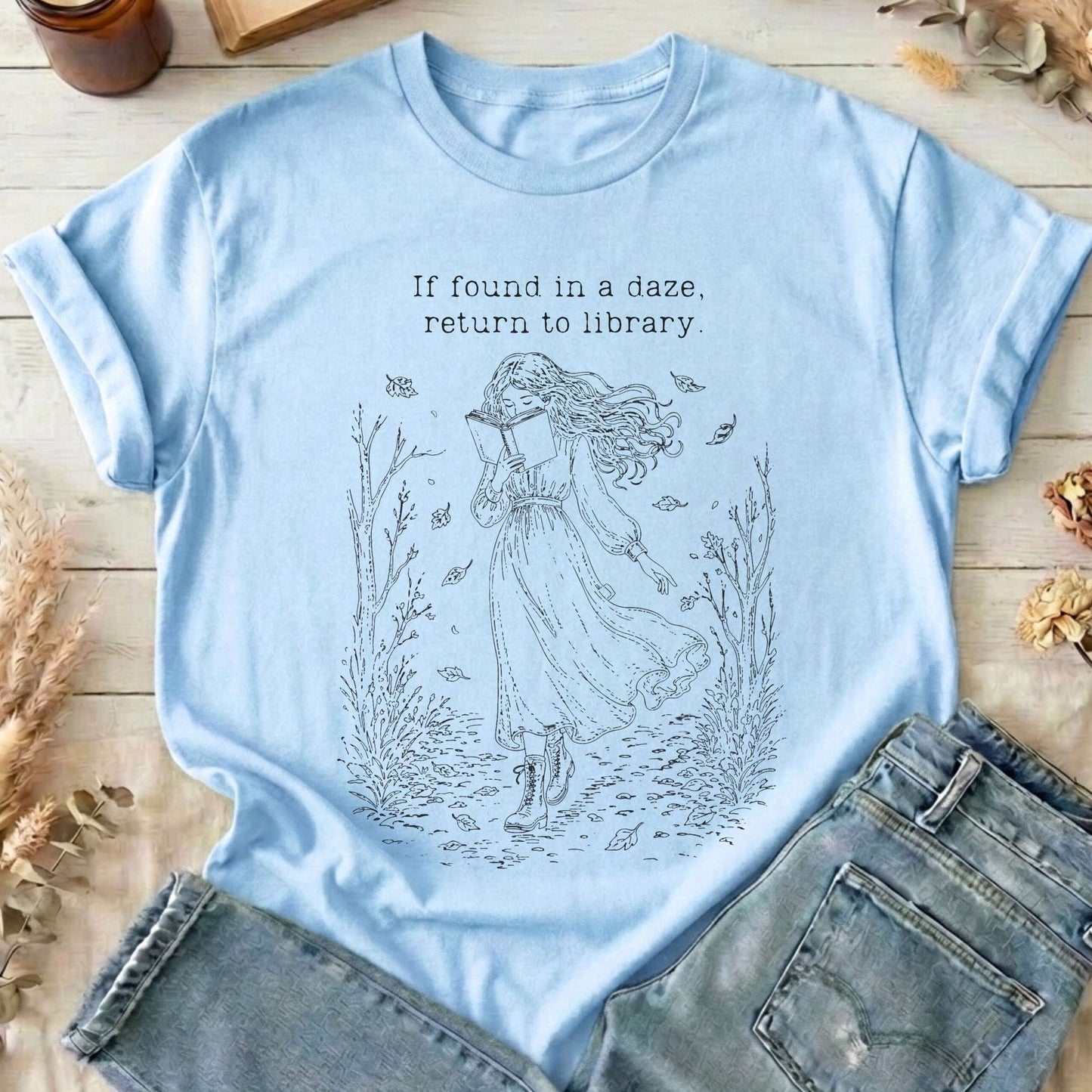 If Found in a Daze, Return to Library T-Shirt
