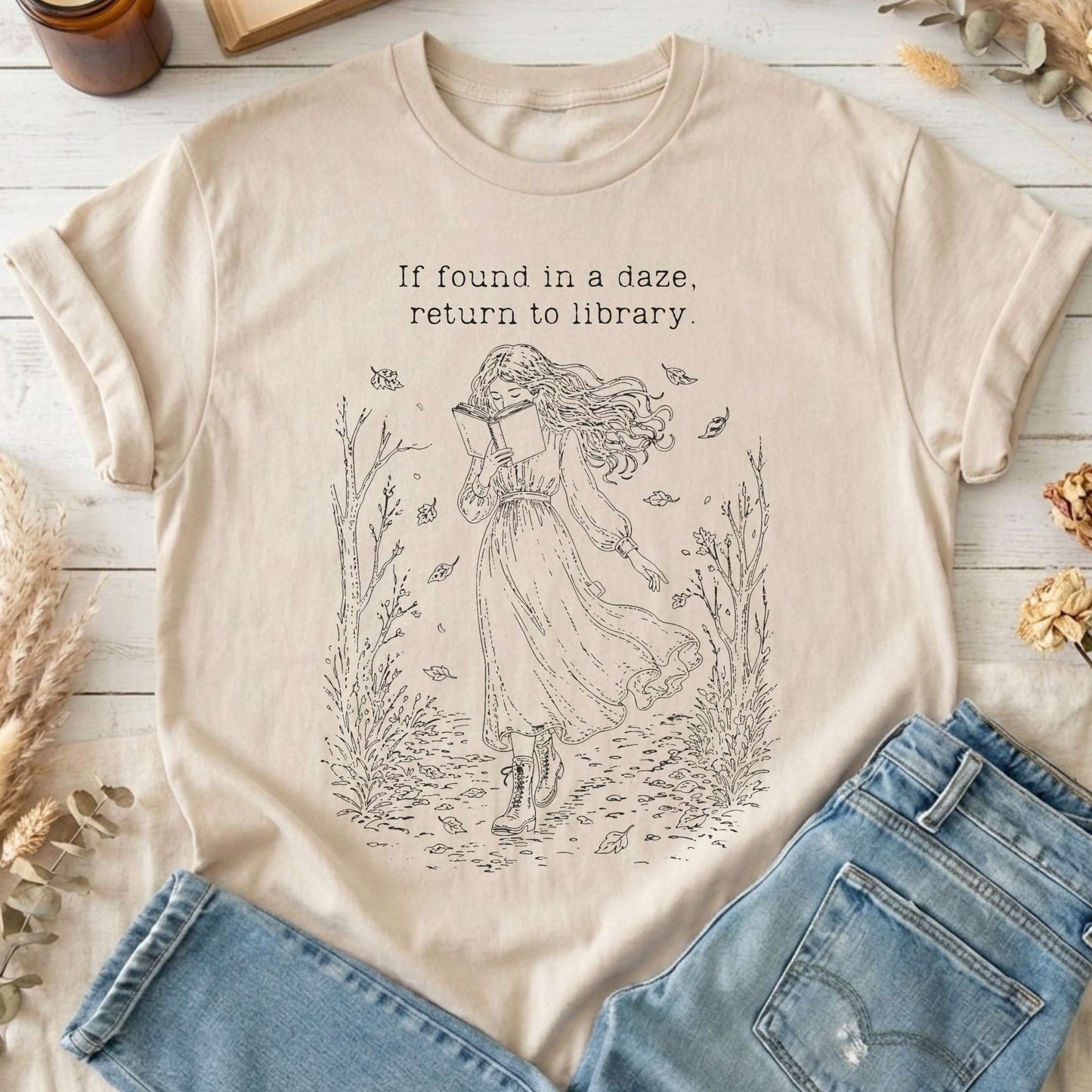 If Found in a Daze, Return to Library T-Shirt