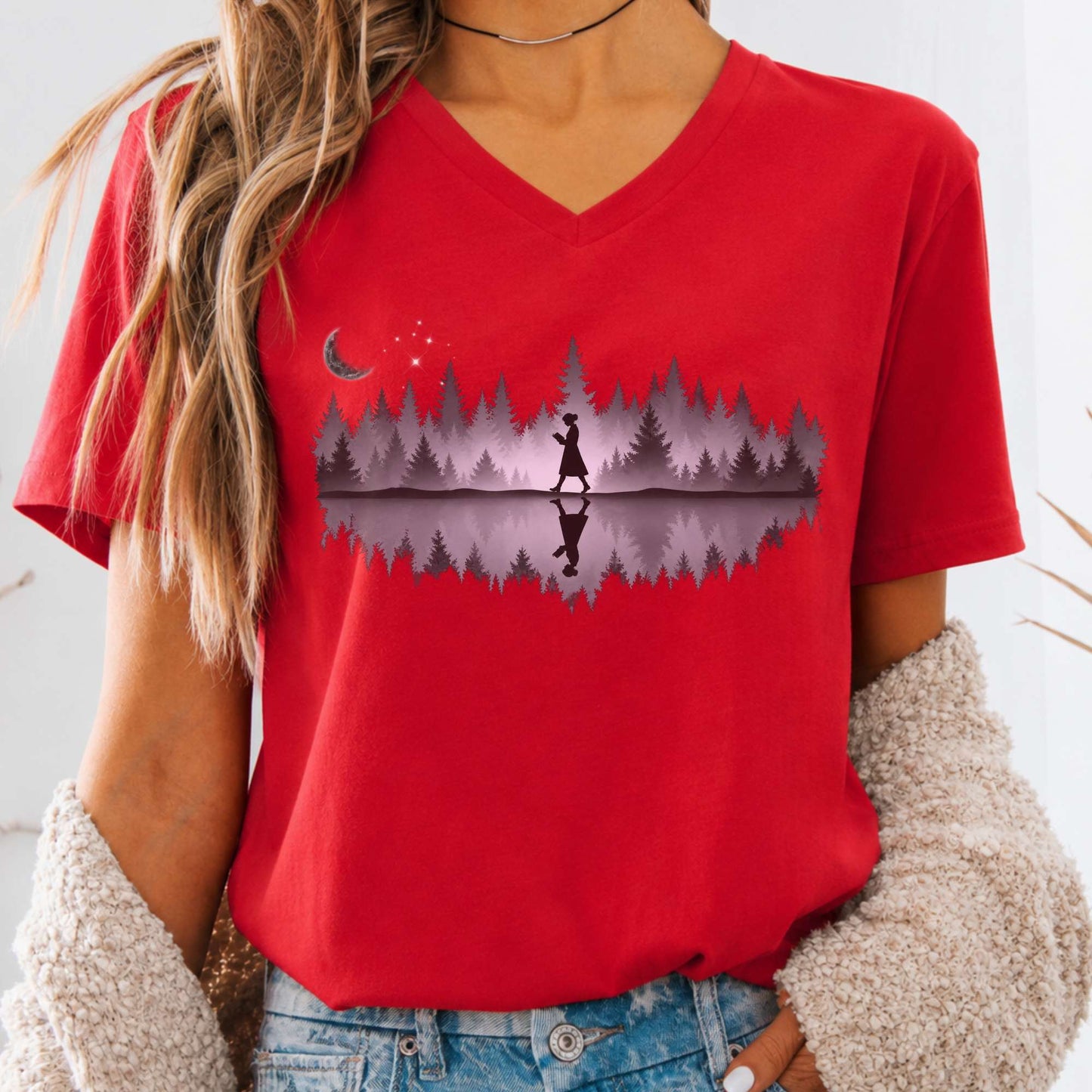 Midnight Reader V-Neck