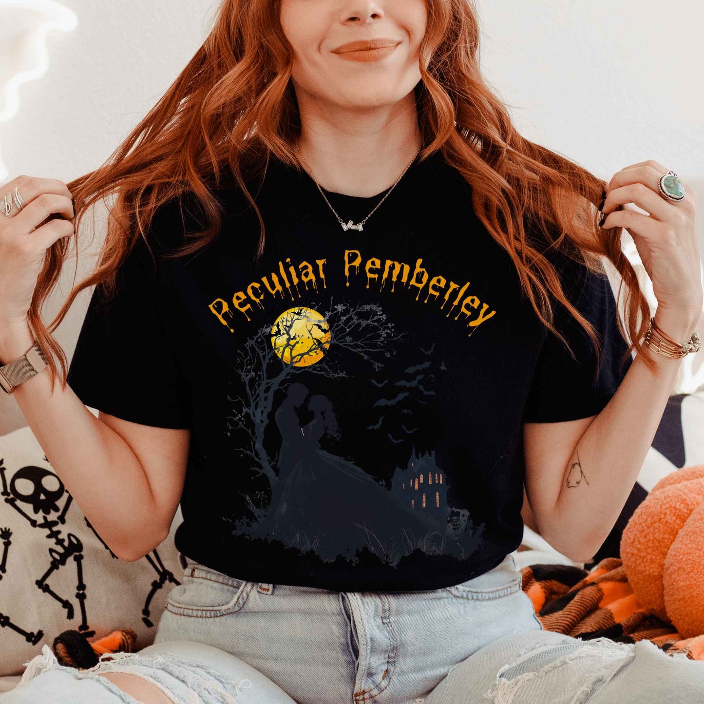 Peculiar Pemberley Pride & Prejudice Halloween Shirt