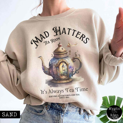 Mad Hatter Sweatshirt Alice in Wonderland Sweater