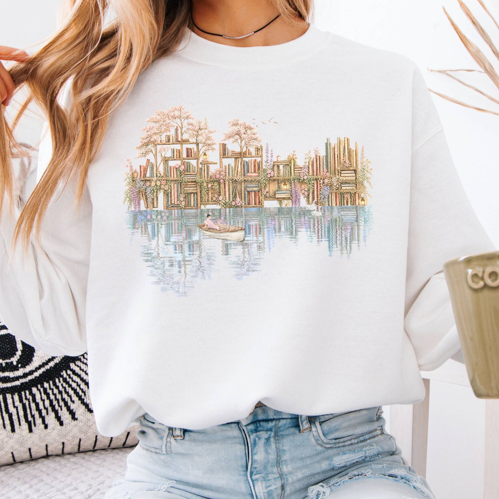 Sweatshirt White / S Design 298 Crewneck Sweatshirt The Mystic Eden