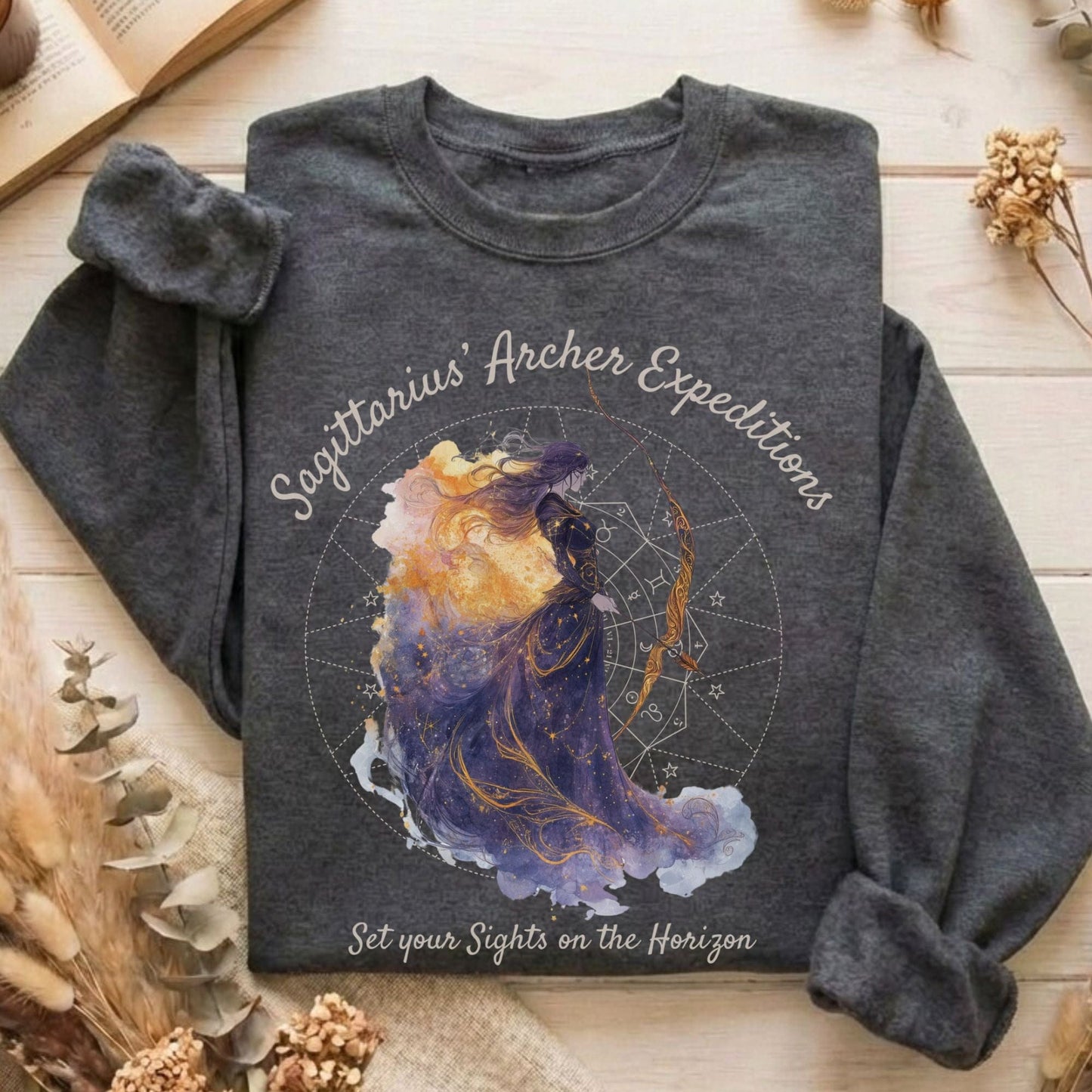 Sweatshirt Dark Heather / S Design 147 Sweatshirt The Mystic Eden