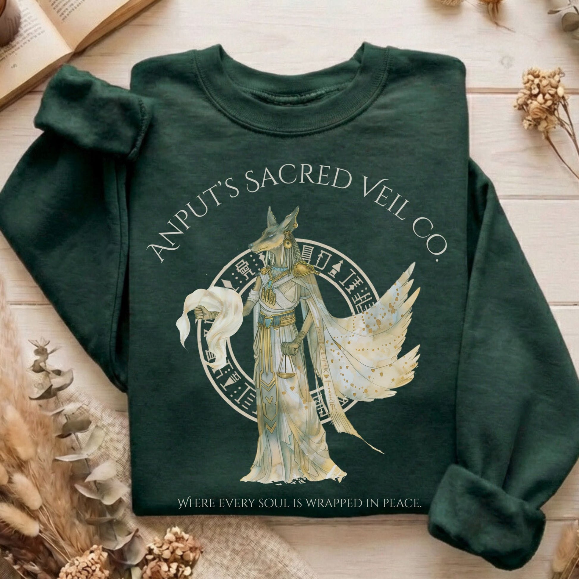 Sweatshirt Forest Green / S Design 262 Crewneck Sweatshirt The Mystic Eden