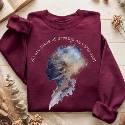 Sweatshirt Maroon / S Design 248 Crewneck Sweatshirt The Mystic Eden