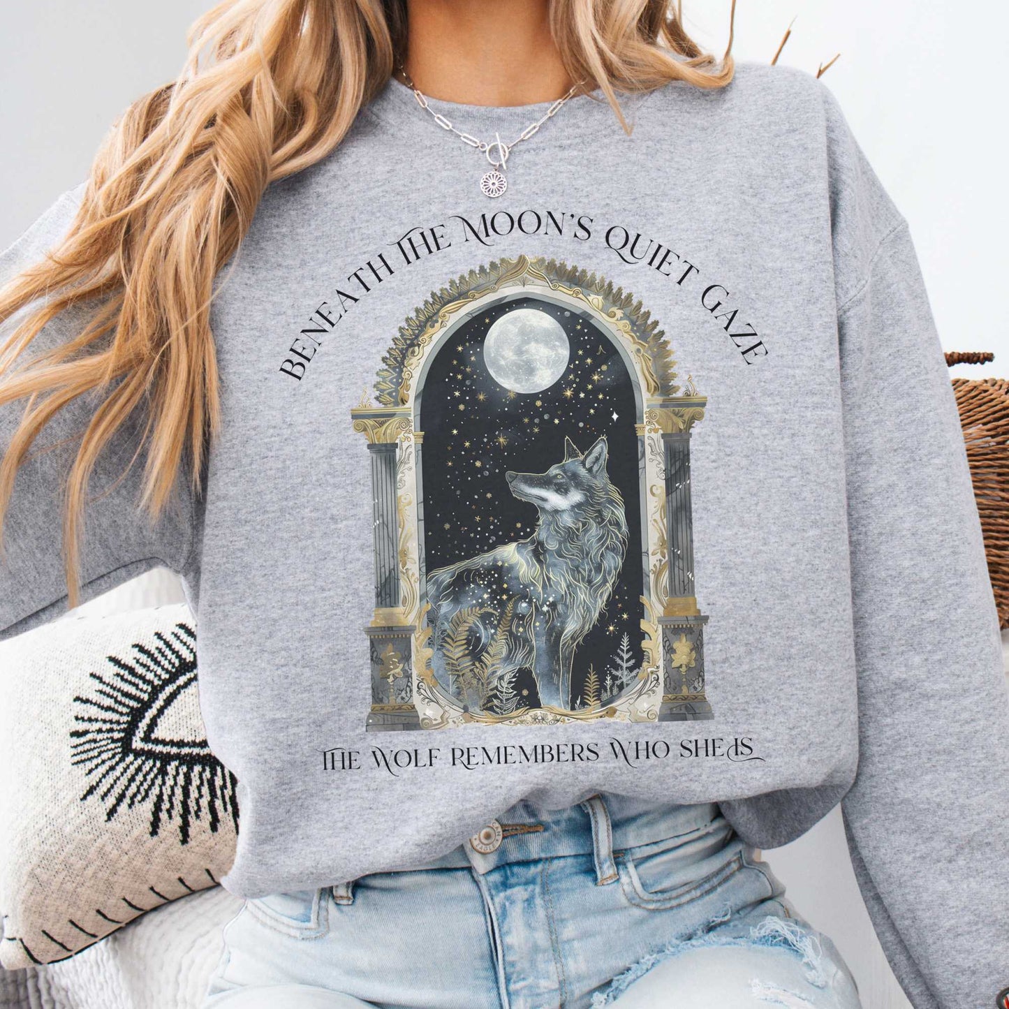 Sweatshirt Design 278 Crewneck Sweatshirt The Mystic Eden