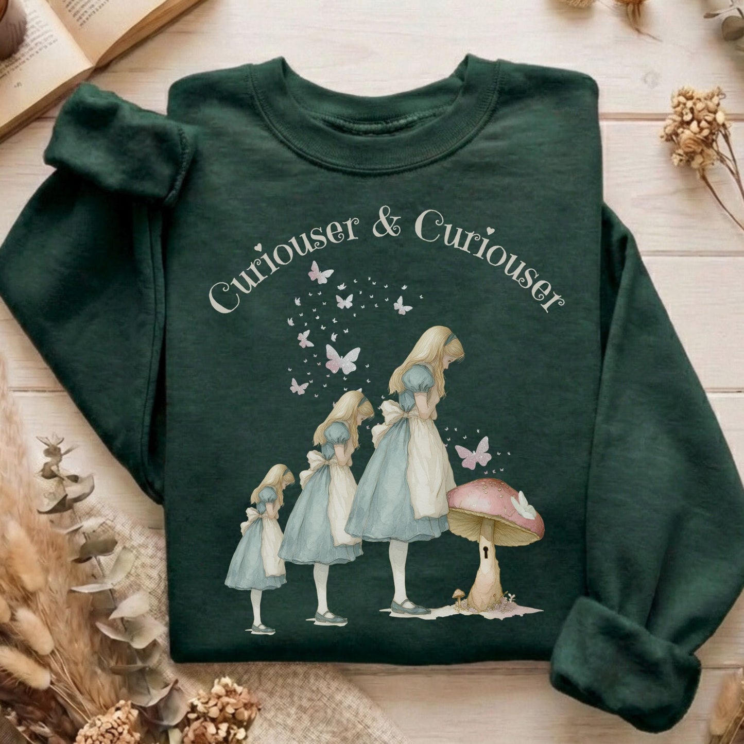 Sweatshirt Forest Green / S Design 257 Crewneck Sweatshirt The Mystic Eden