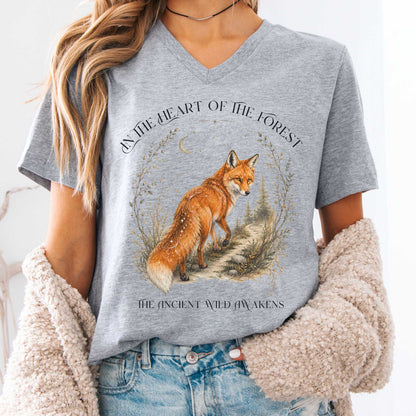 V-neck Athletic Heather / S Design 310 V-Neck The Mystic Eden