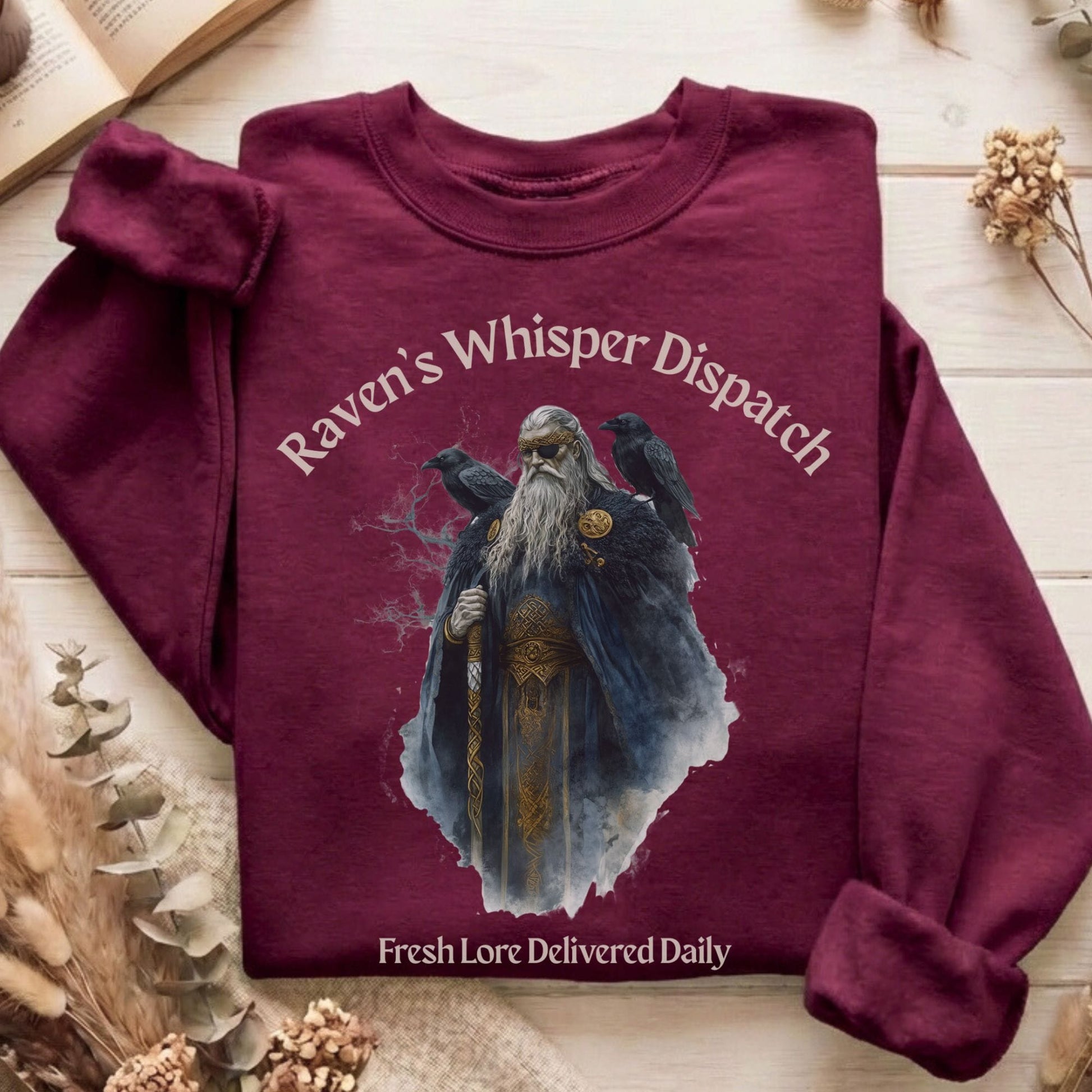Sweatshirt Maroon / S Design 162 Sweatshirt The Mystic Eden