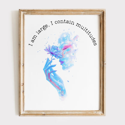 Art Prints 11″ x 14″ / Matte Design 251B - Art Print The Mystic Eden