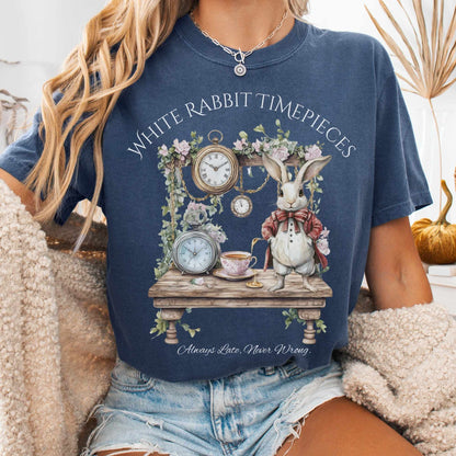 White Rabbit Timepieces Shirt Alice in Wonderland