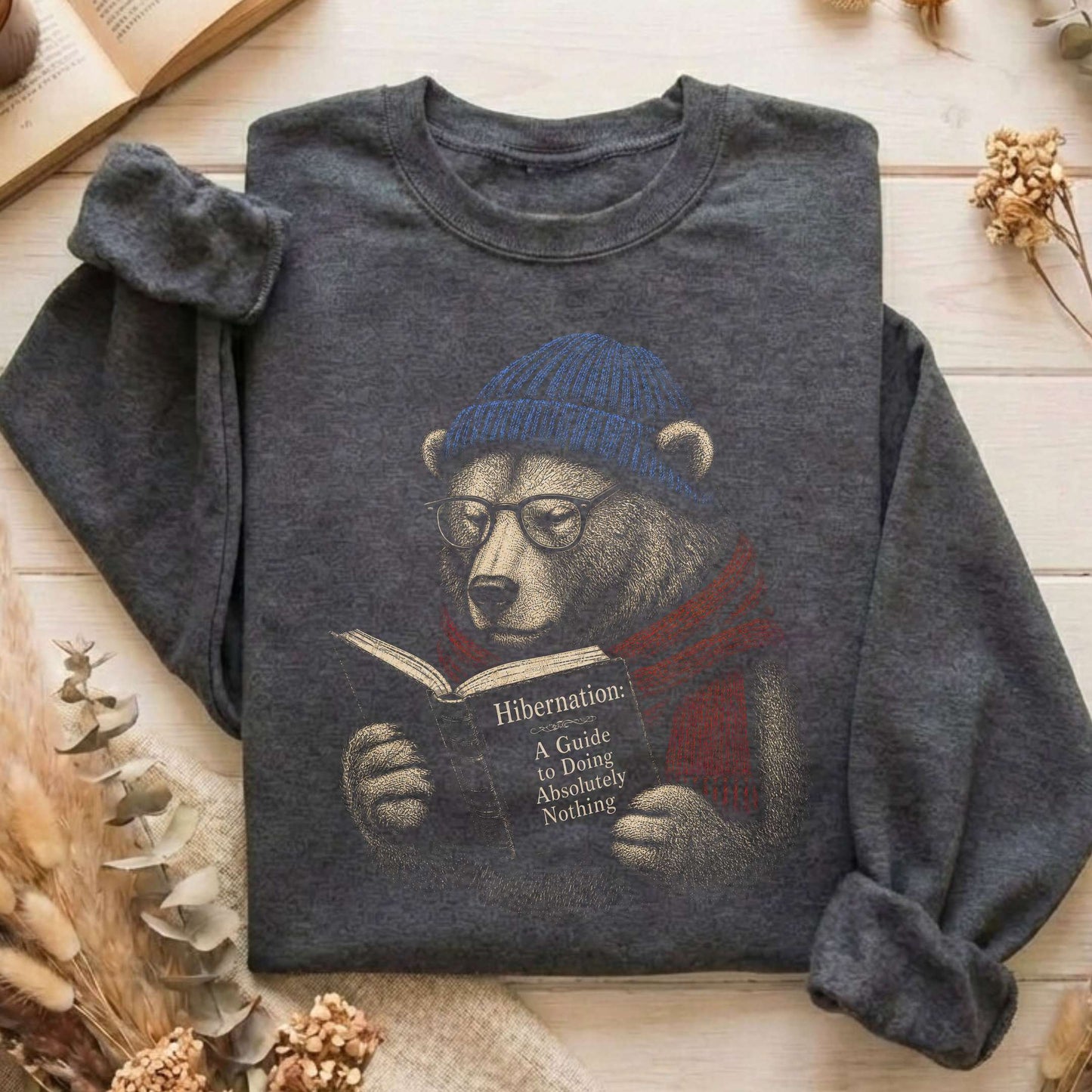 A Guide to Hibernation Bear Sweatshirt