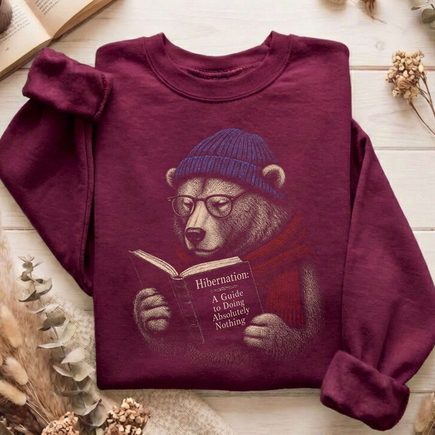 A Guide to Hibernation Bear Sweatshirt