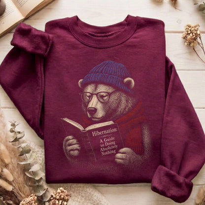 A Guide to Hibernation Bear Sweatshirt