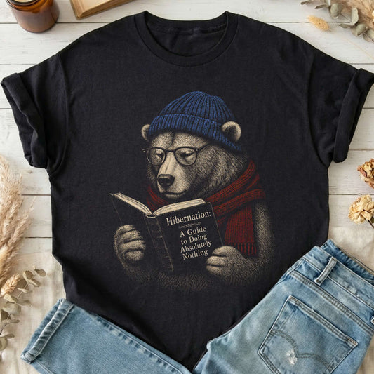 A Guide to Hibernation Bear T-Shirt