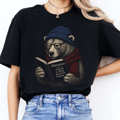 A Guide to Hibernation Bear T-Shirt