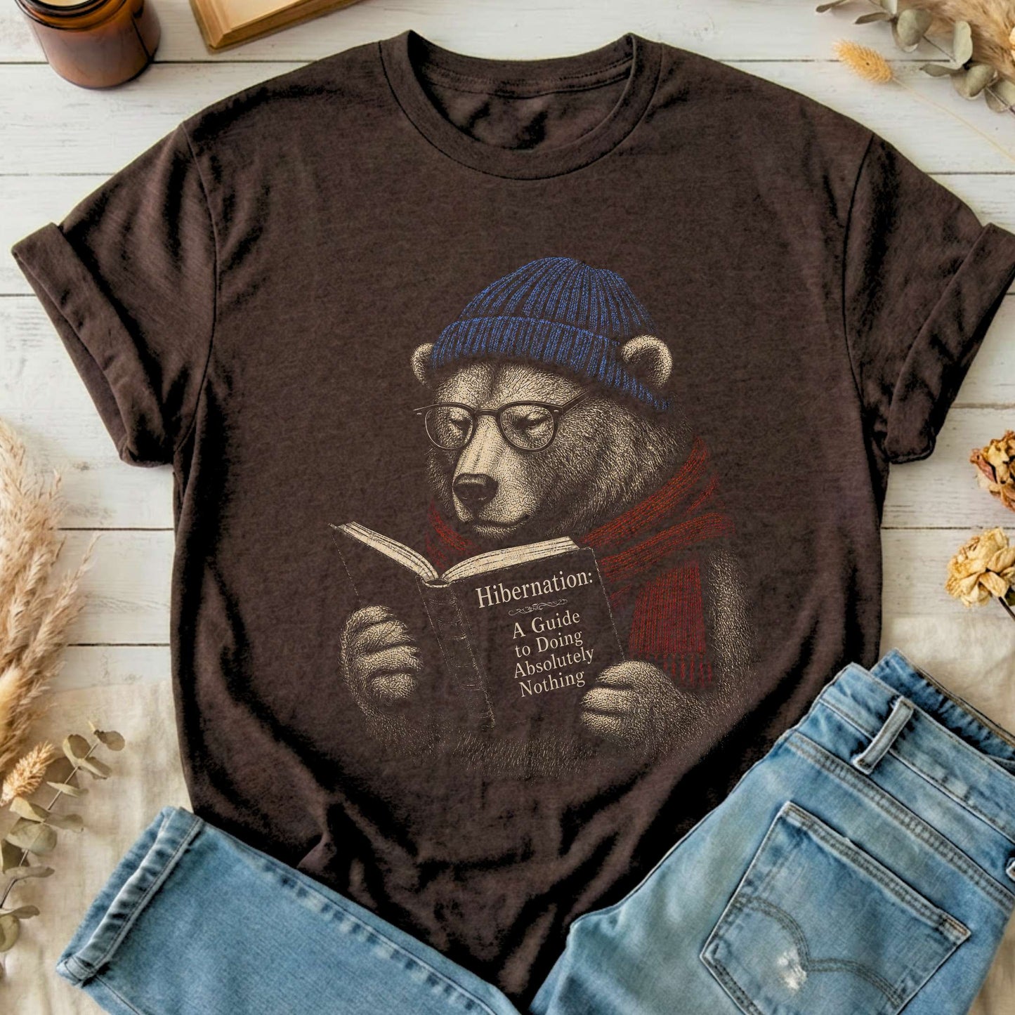 A Guide to Hibernation Bear T-Shirt