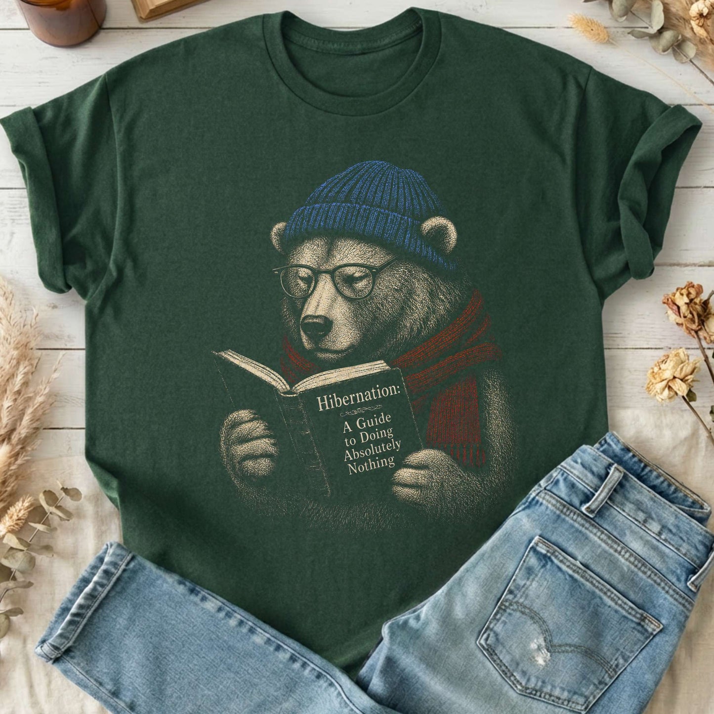 A Guide to Hibernation Bear T-Shirt