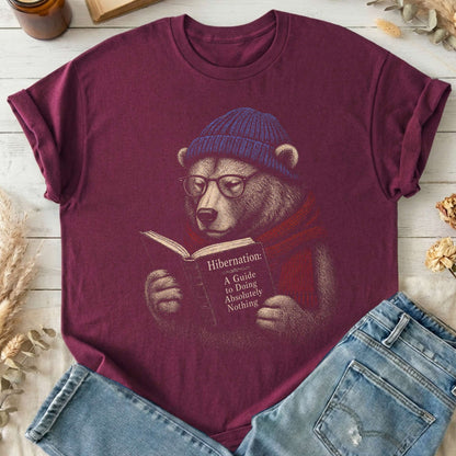 A Guide to Hibernation Bear T-Shirt