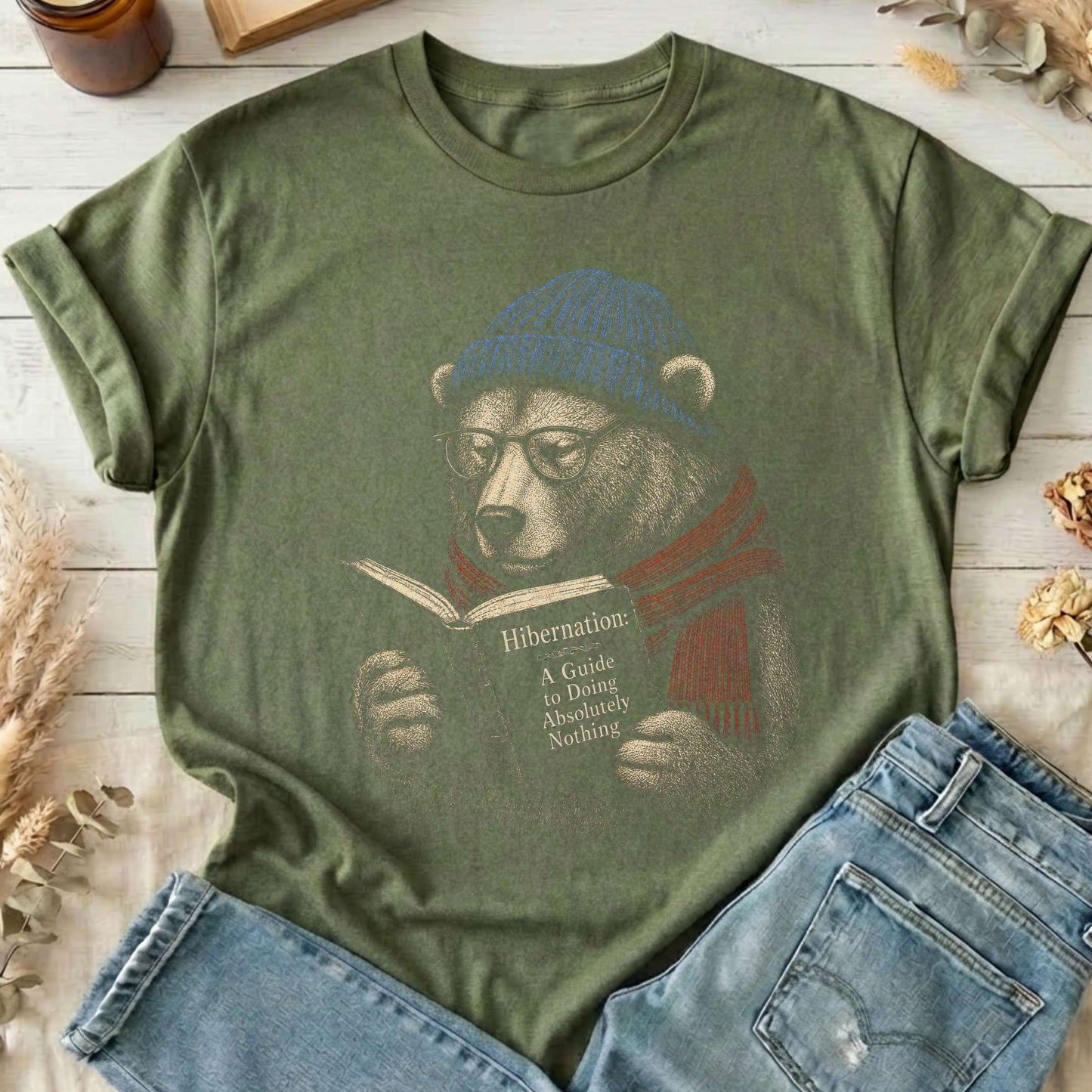 A Guide to Hibernation Bear T-Shirt