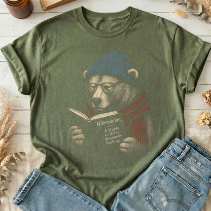 A Guide to Hibernation Bear T-Shirt