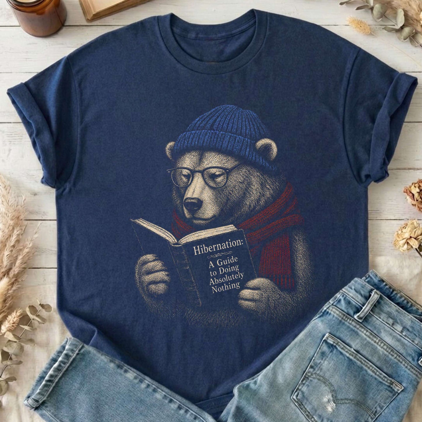 A Guide to Hibernation Bear T-Shirt