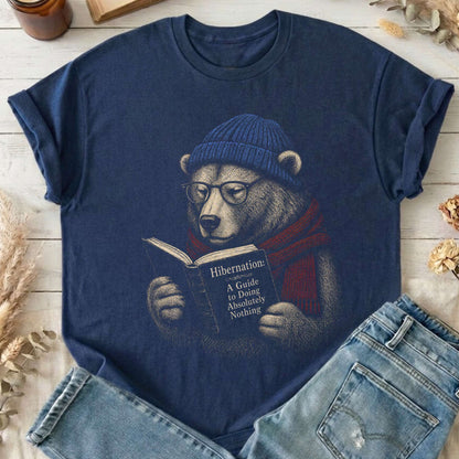 A Guide to Hibernation Bear T-Shirt