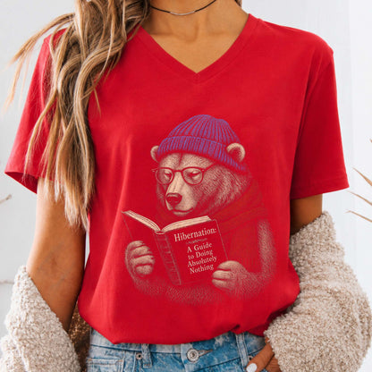 A Guide to Hibernation Bear V-Neck