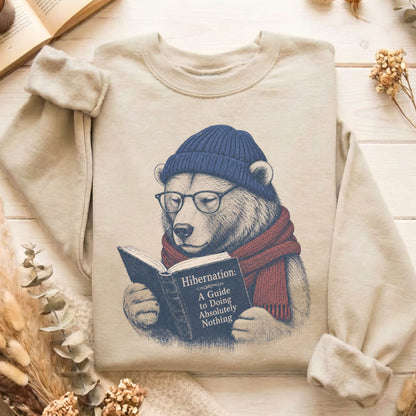 A Guide to Hibernation Bear Sweatshirt