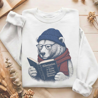 A Guide to Hibernation Bear Sweatshirt