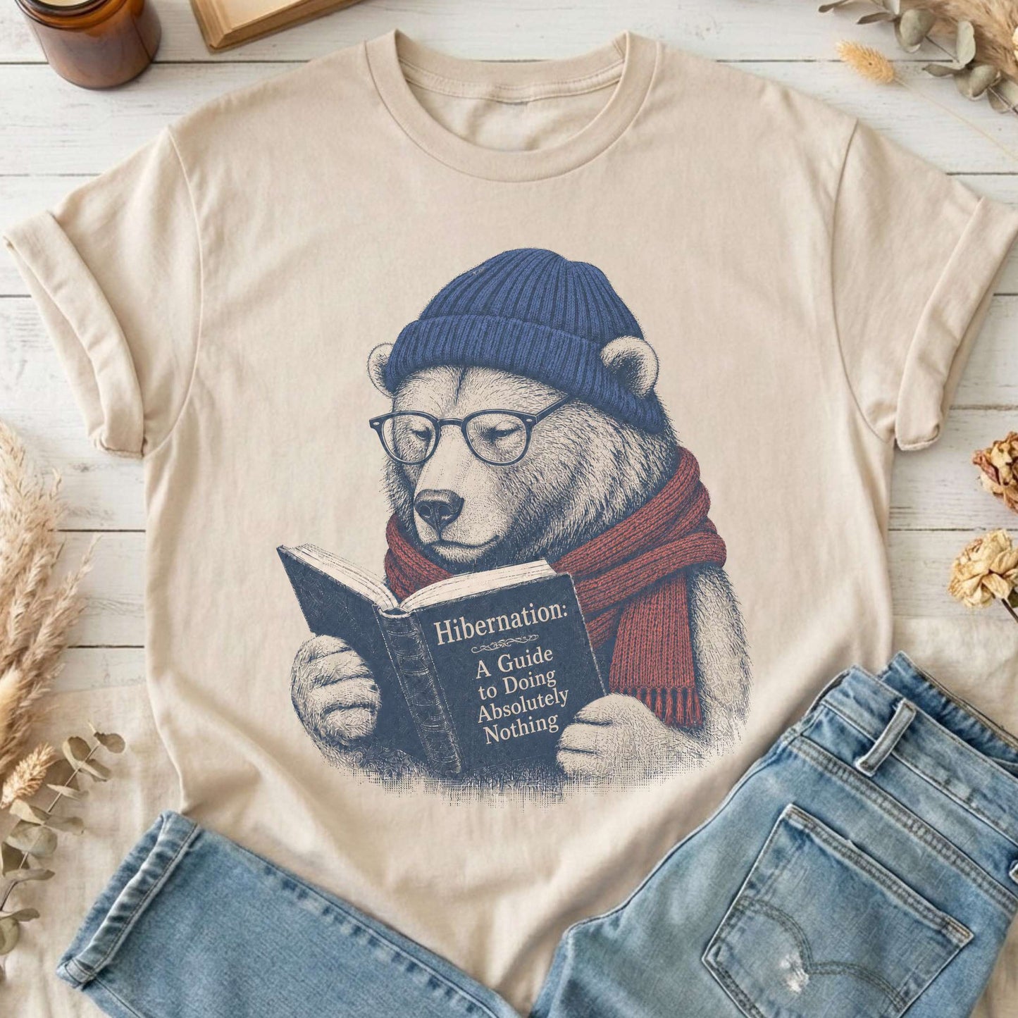 A Guide to Hibernation Bear T-Shirt