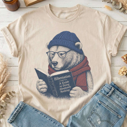 A Guide to Hibernation Bear T-Shirt