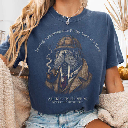 T-Shirt Denim / S Sherlock Flippers: Consulting Detective T-Shirt The Mystic Eden