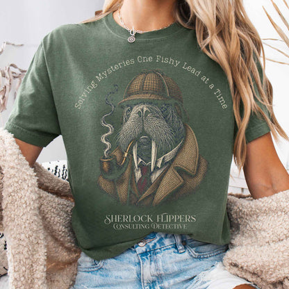 T-Shirt Moss / S Sherlock Flippers: Consulting Detective T-Shirt The Mystic Eden