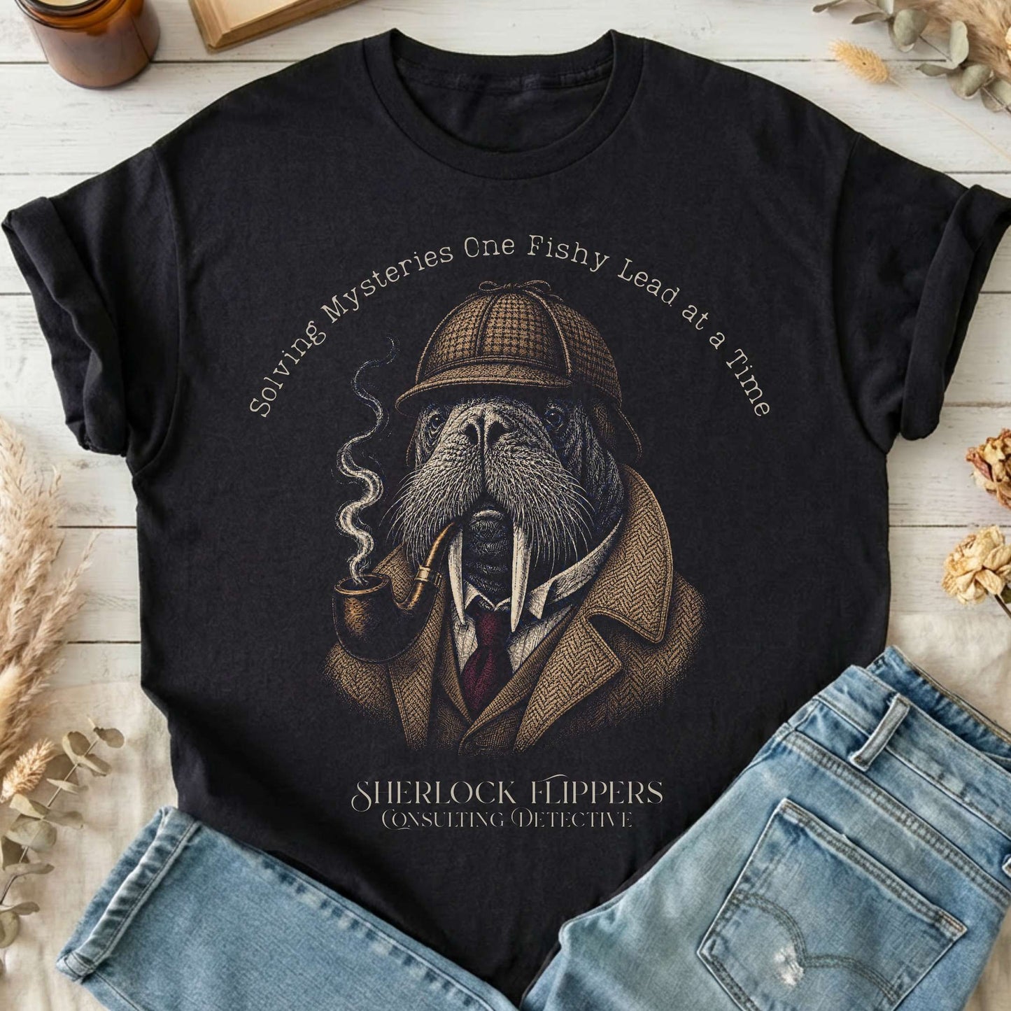 Sherlock Flippers: Consulting Detective T-Shirt